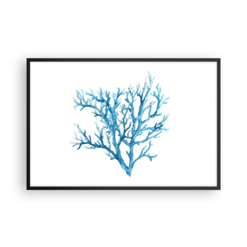 Plakát v černém rámu - Mořský filigrán - 91x61 cm