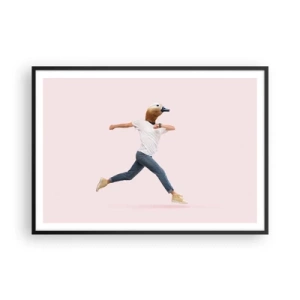 Plakát v černém rámu - Špetka absurdity - 100x70 cm