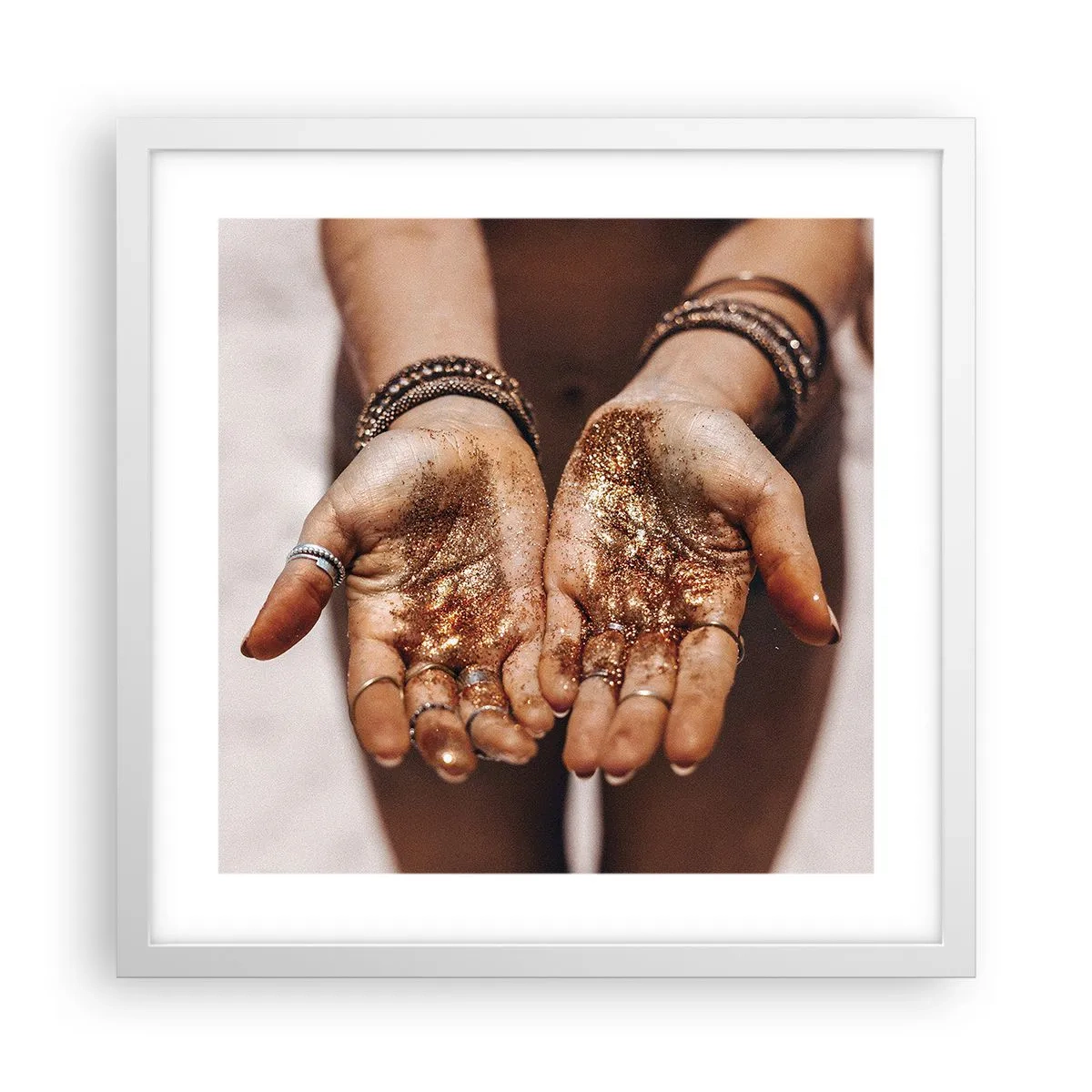 Plakát v bílém rámu - Dárek pro tebe - 40x40 cm