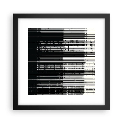 Plakát v černém rámu - Vlny a vibrace - 30x30 cm