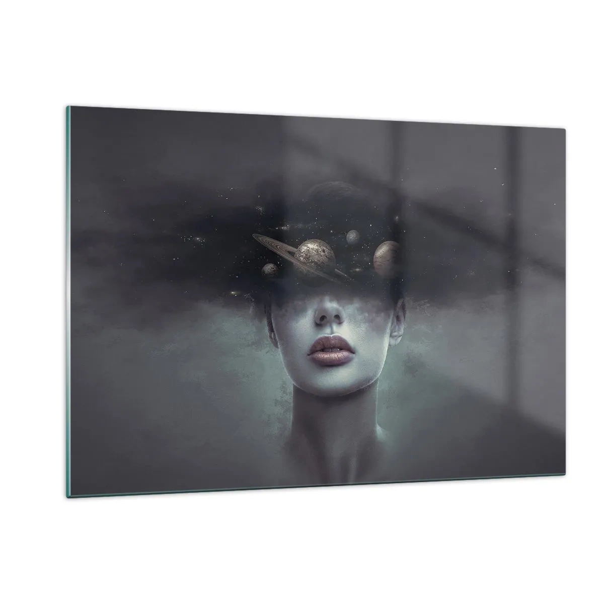 Obraz na skle - A planety… - 120x80 cm