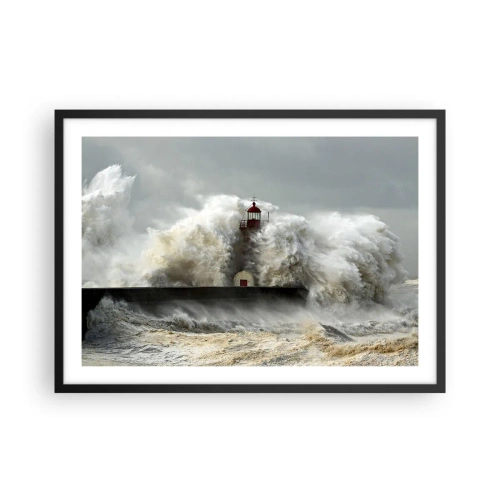 Plakát v černém rámu - Hněv oceánu - 70x50 cm