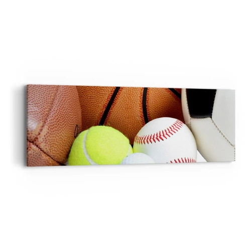 Obraz na plátně - Spojuje nás fotbal! - 90x30 cm