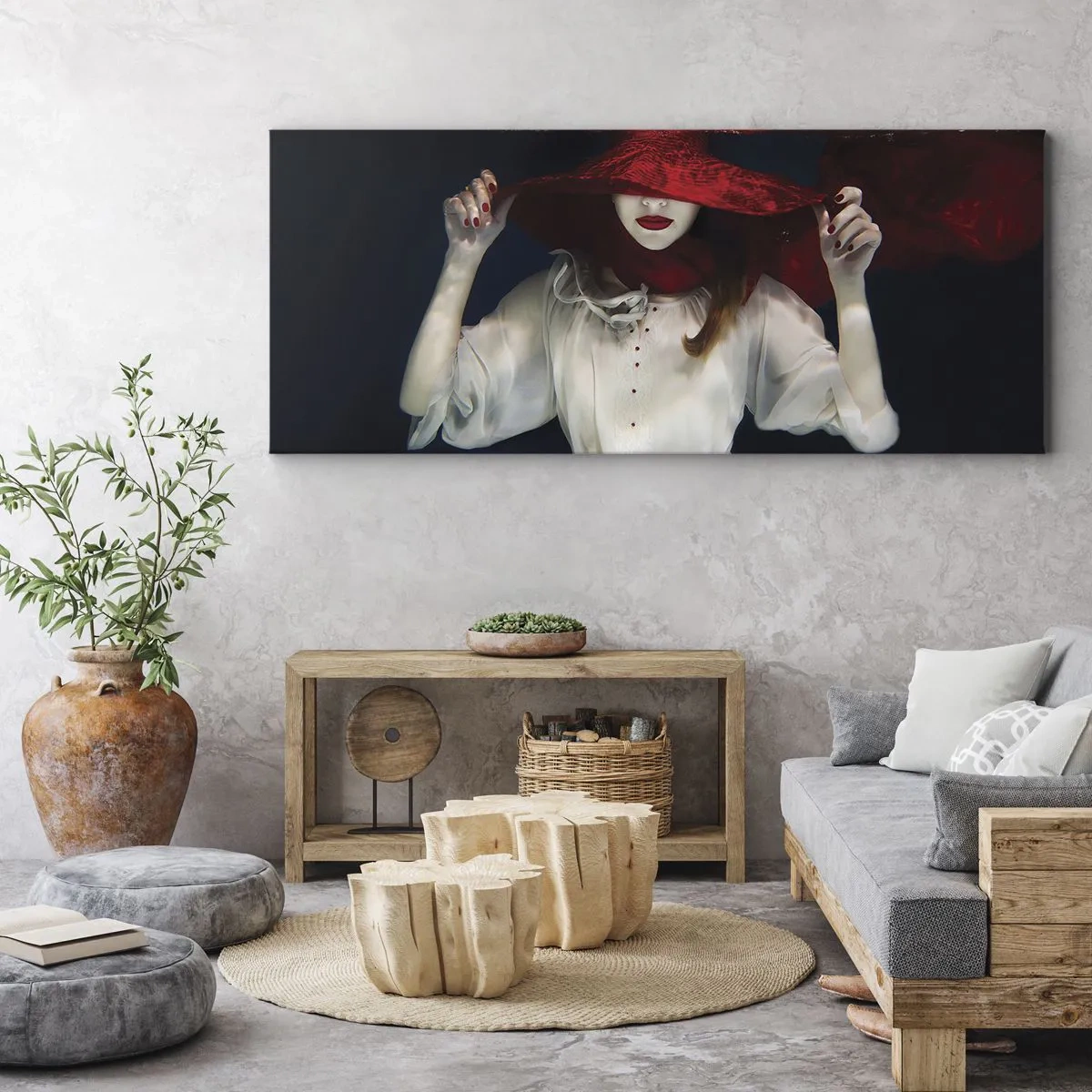 Obraz na plátně - Divoženka - 100x40 cm