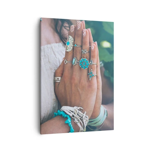 Obraz na plátně - Vítejte v centru bytí - 50x70 cm