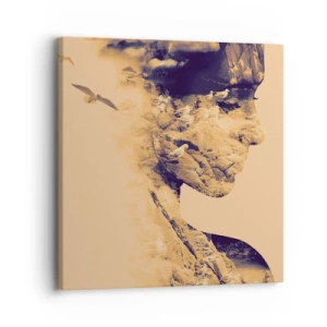 Obraz na plátně - Krásná od přírody - 30x30 cm