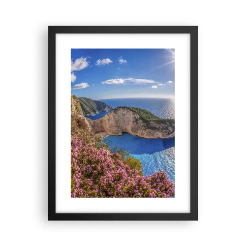 Plakát v černém rámu - Moje velké řecké prázdniny - 30x40 cm