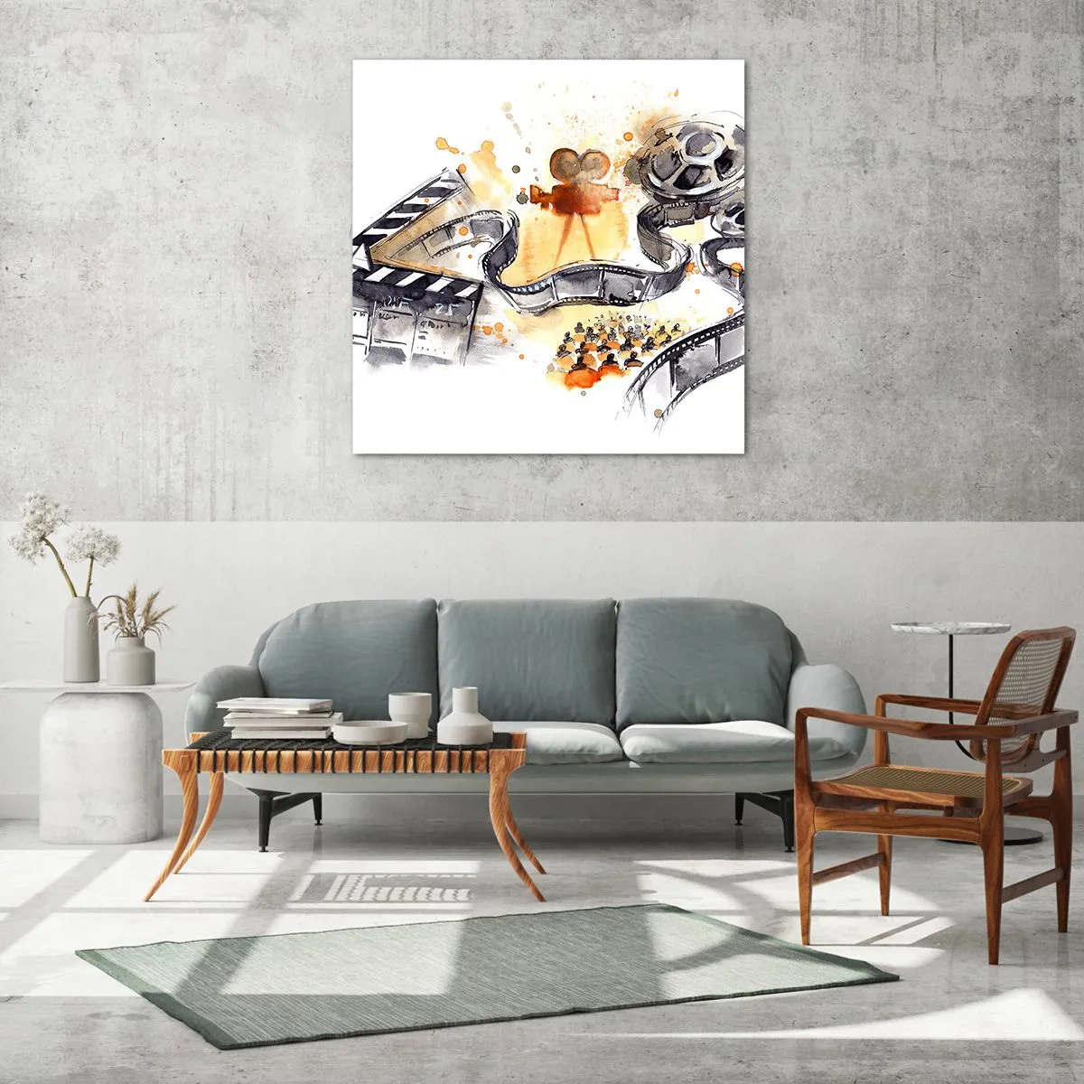 Obraz na skle - V krajině snů - 40x40 cm