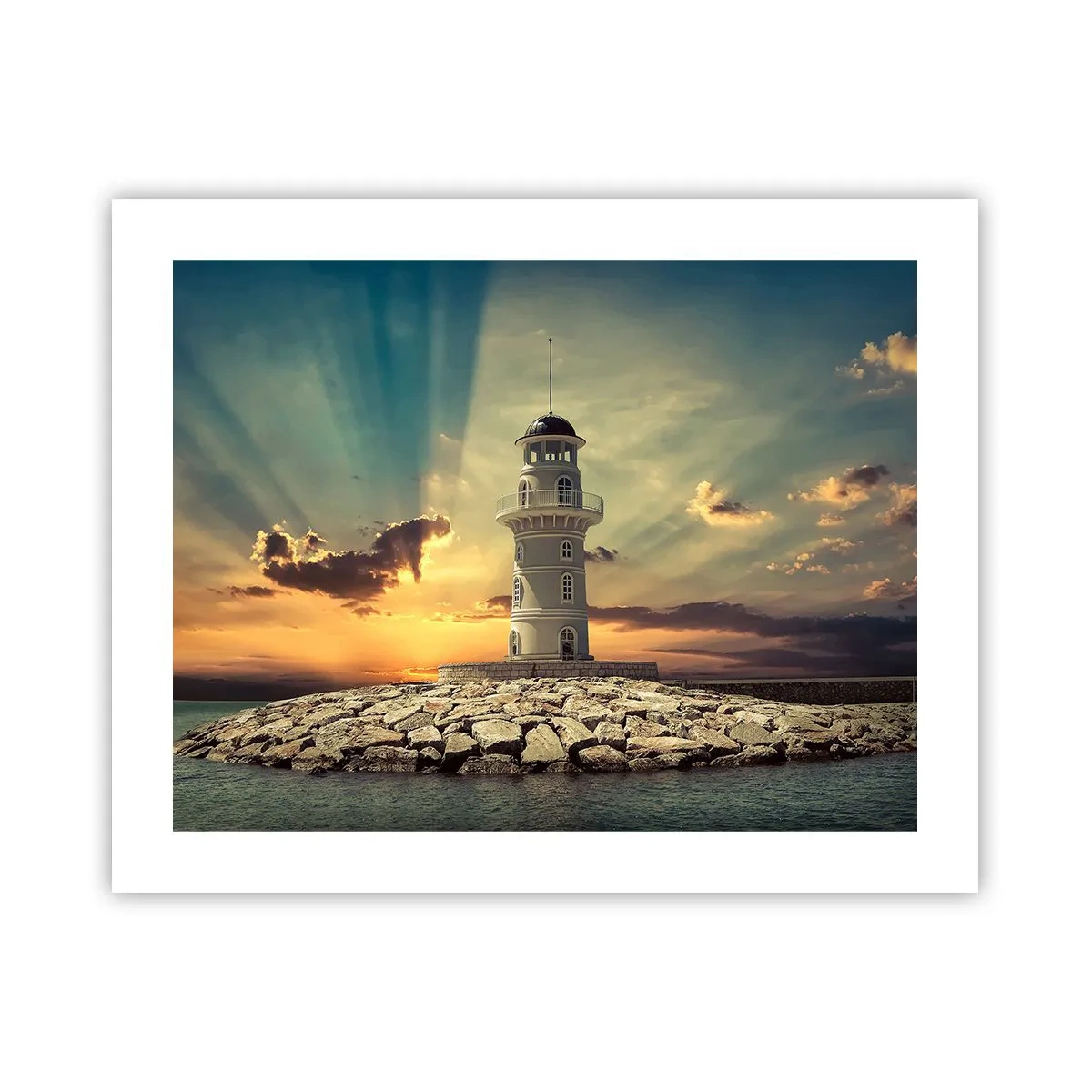 Plakát - Světlo - Dobro - Krása - 50x40 cm