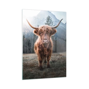 Obraz na skle - Pozdravy z horské louky - 50x70 cm