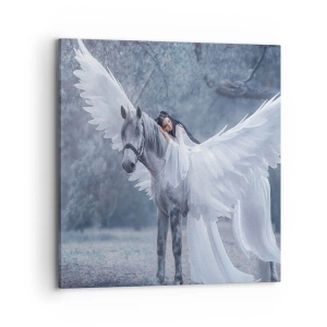 Obraz na plátně - Nadšený okamžik - 70x70 cm