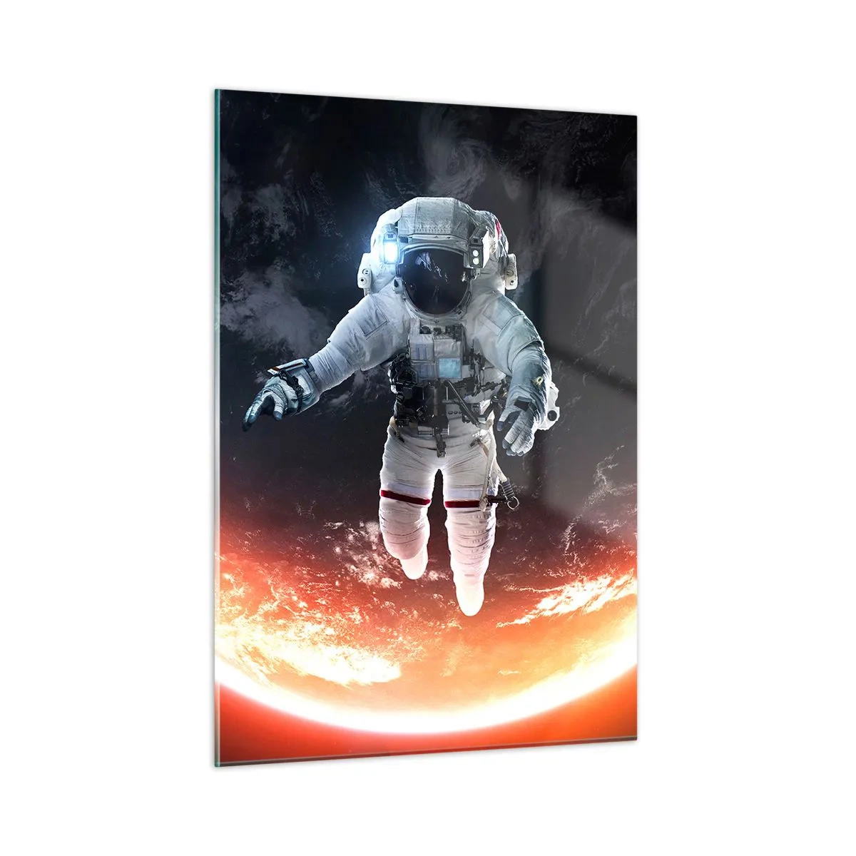 Obraz na skle - Mohu zůstat ještě chvilku? - 50x70 cm