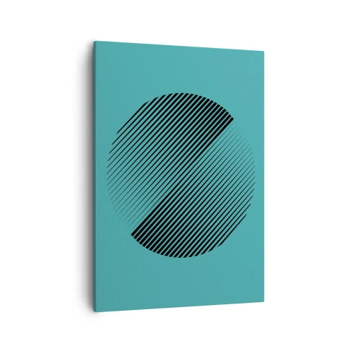 Obraz na plátně - Kruh – geometrická variace - 50x70 cm