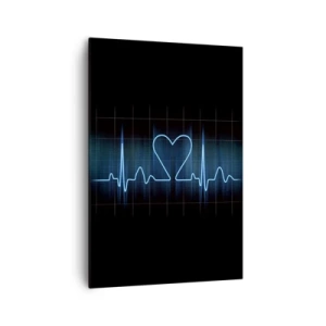 Obraz na plátně - V rytmu srdce - 70x100 cm