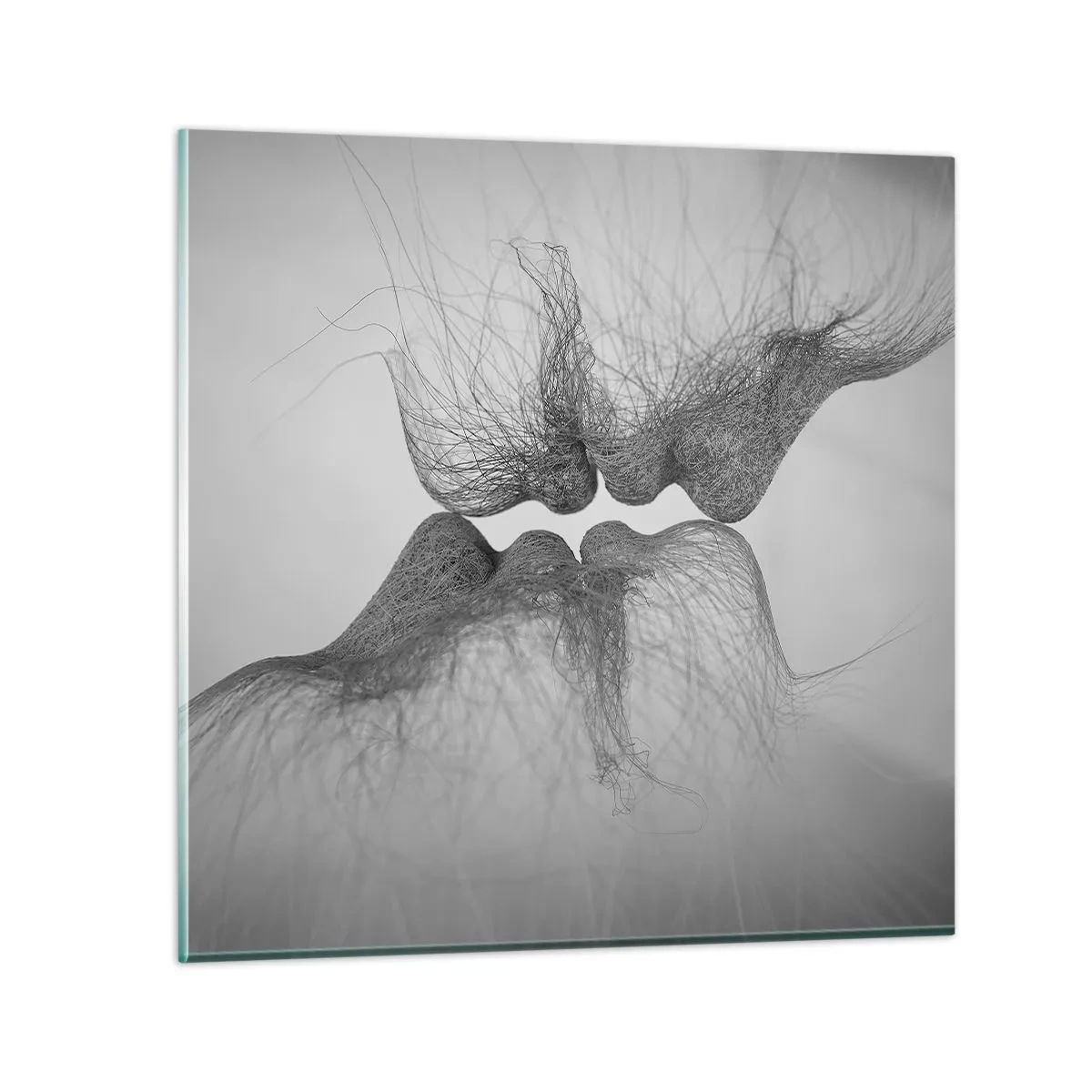 Obraz na skle - Polibek větru - 60x60 cm