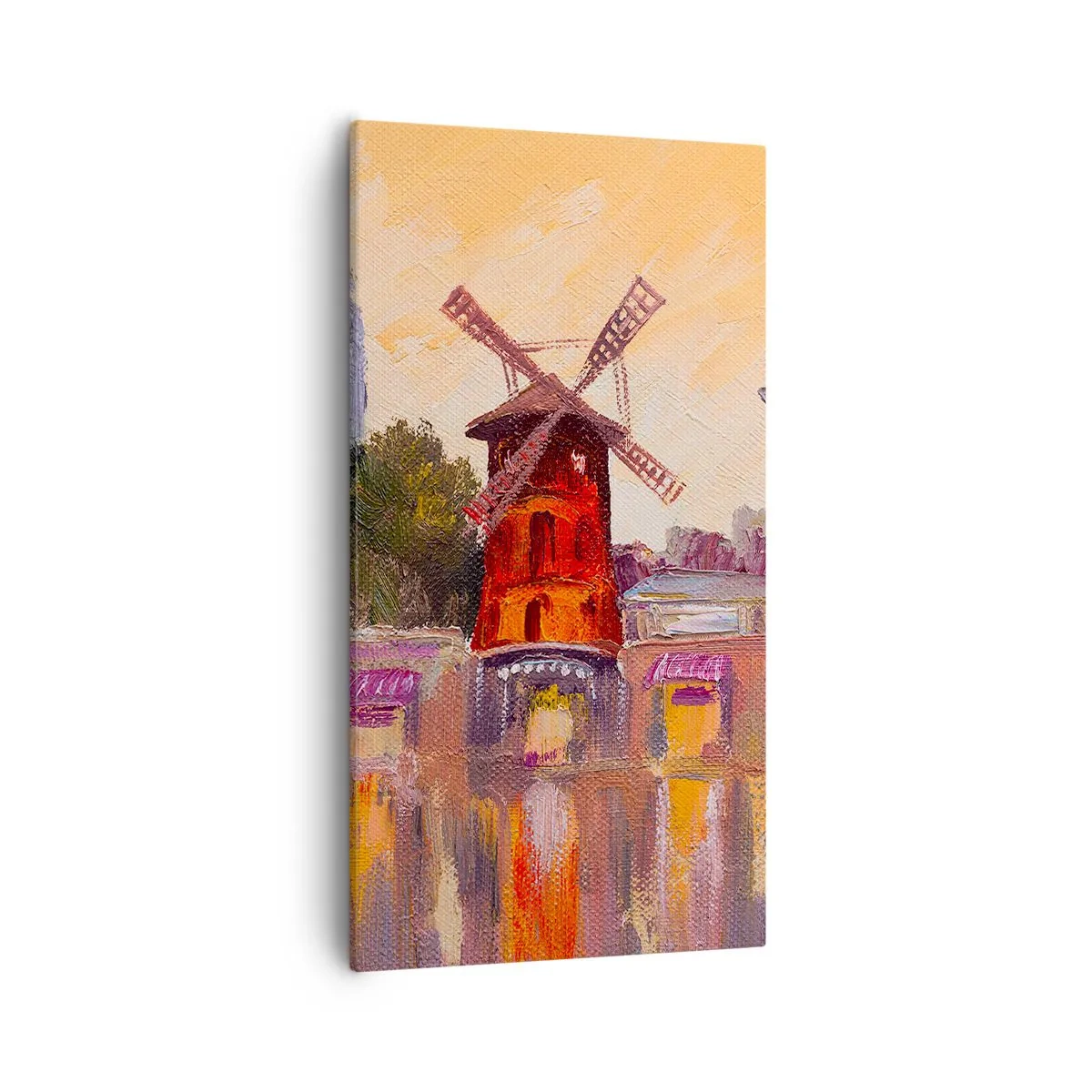 Obraz na plátně - Pařížské ikony – Moulin Rouge - 55x100 cm