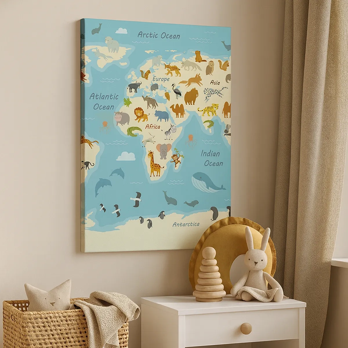 Obraz na plátně - Dobří sousedé - 50x70 cm