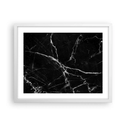 Plakát v bílém rámu - Tajemný život kamene - 50x40 cm