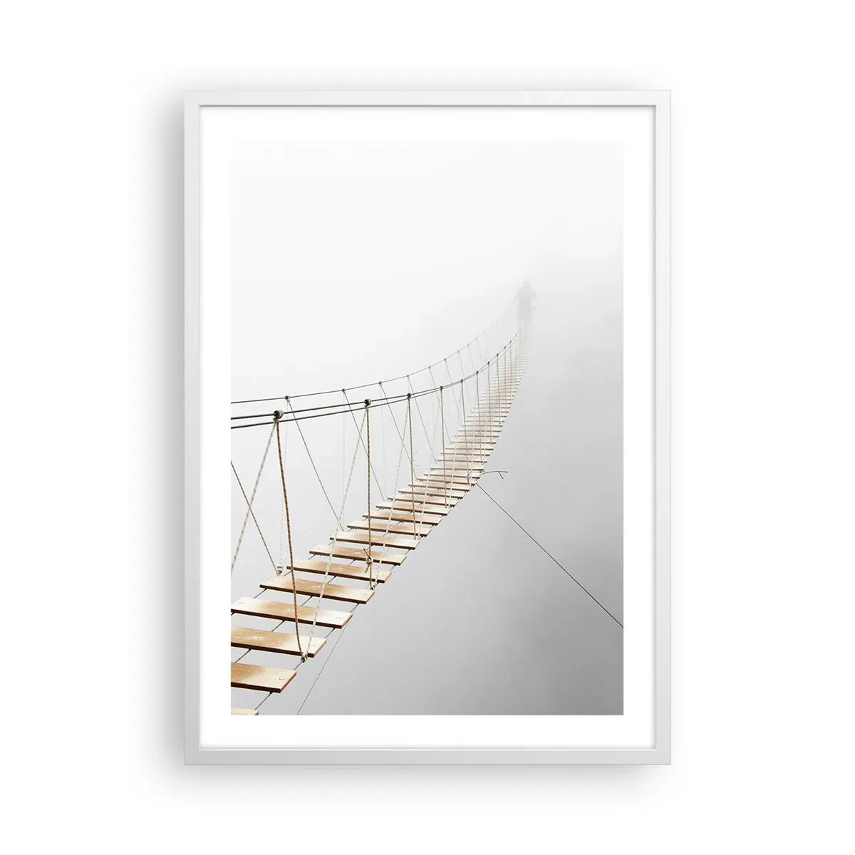 Plakát v bílém rámu - Kam vás zavede? - 50x70 cm