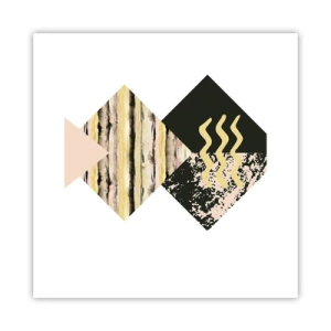 Plakát - Není to tak jednoduché - 30x30 cm