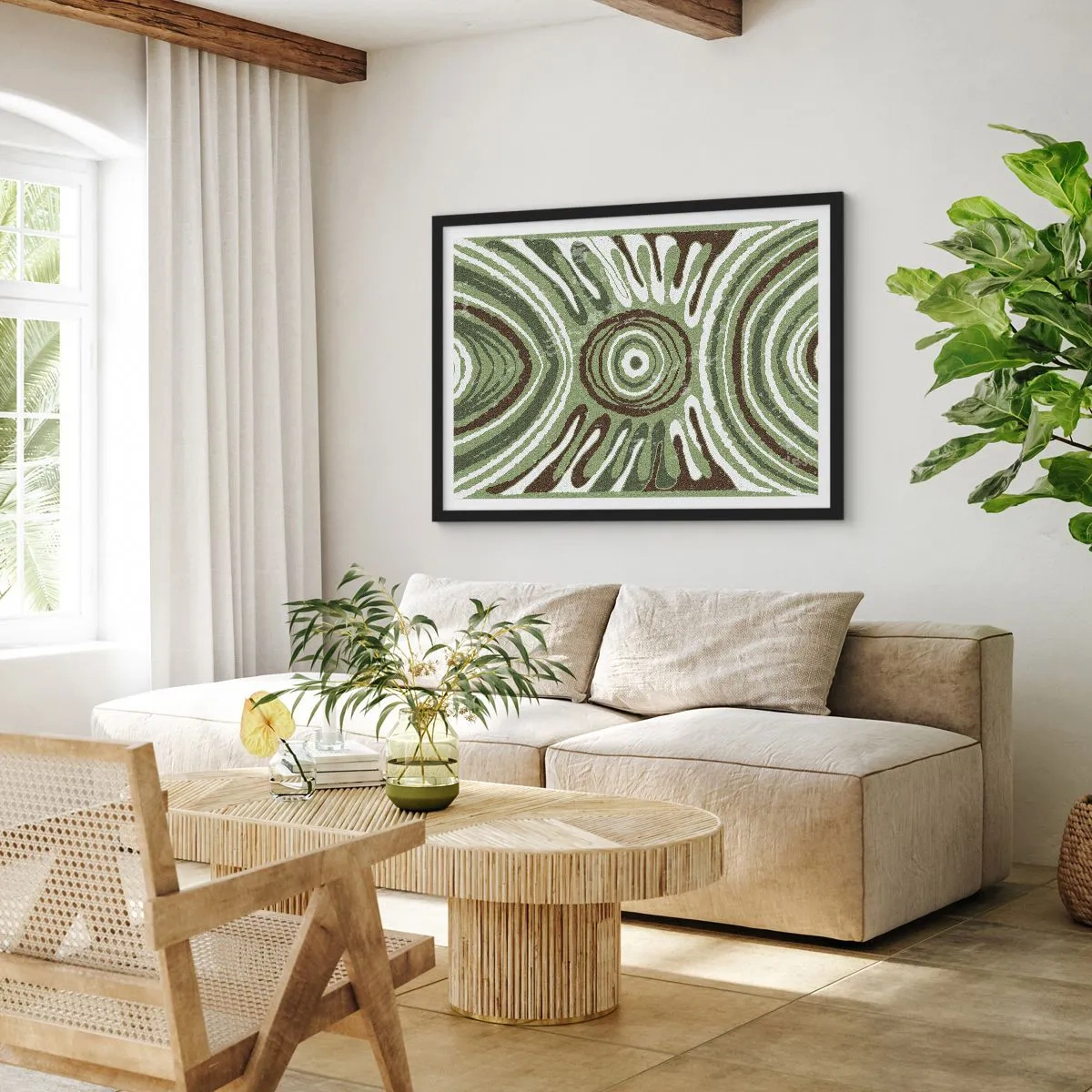 Plakát v černém rámu - Exploze emocí - 70x50 cm