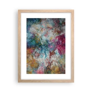 Plakát v rámu světlý dub - V plném rozkvětu - 30x40 cm