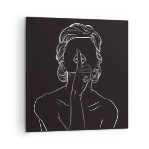 Obraz na plátně - Krása rozkvétá v tichu - 50x50 cm