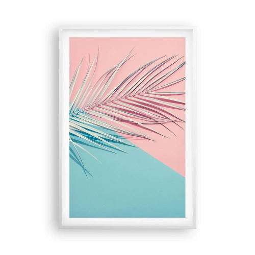 Plakát v bílém rámu - Tropický dojem - 61x91 cm