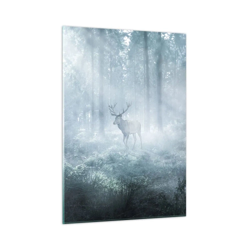 Obraz na skle - Ranní obchůzka sídliště - 50x70 cm