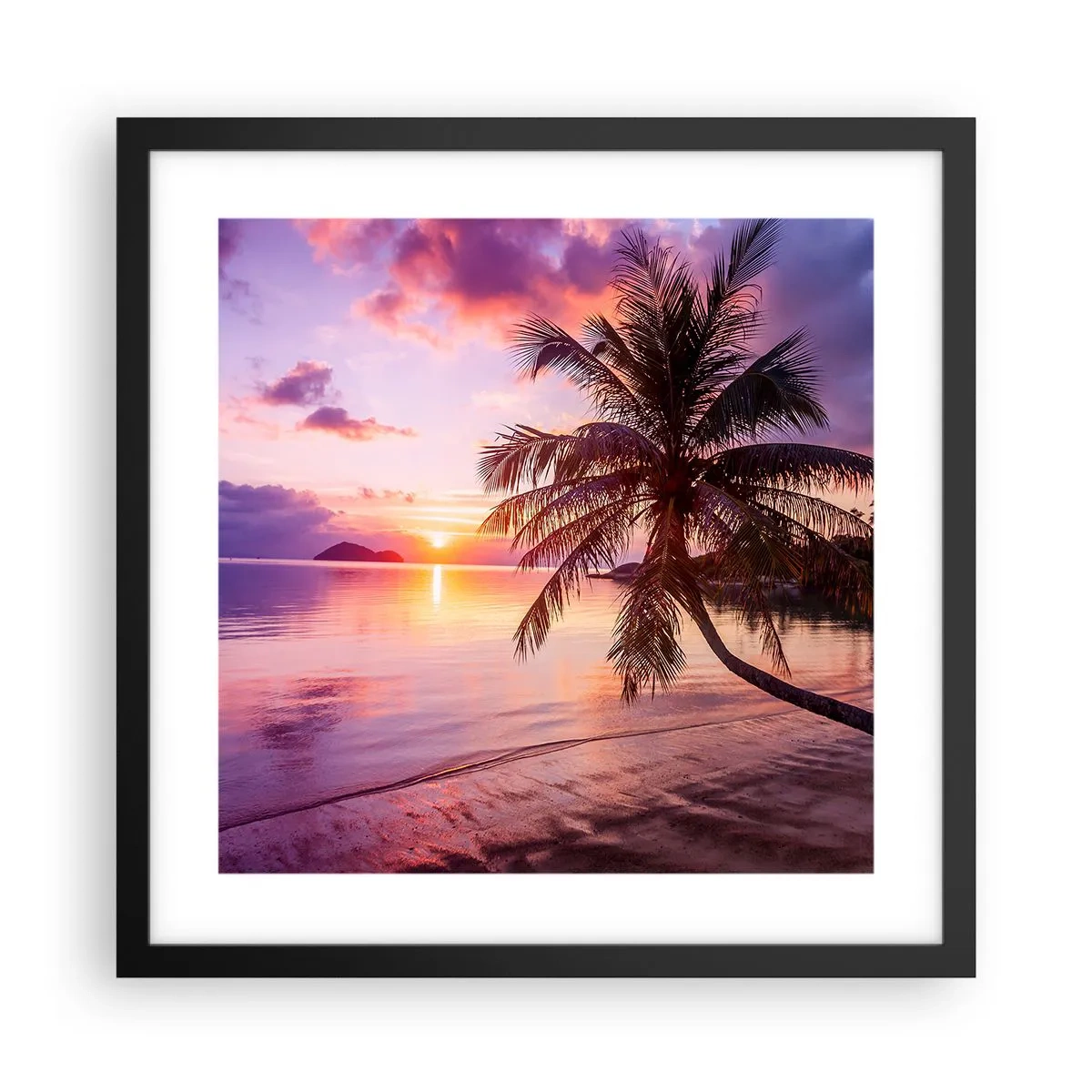 Plakát v černém rámu - Blahobyt až po okraj - 40x40 cm