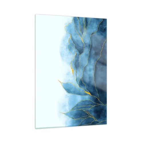 Obraz na skle - Blankyt ve zlatě - 50x70 cm