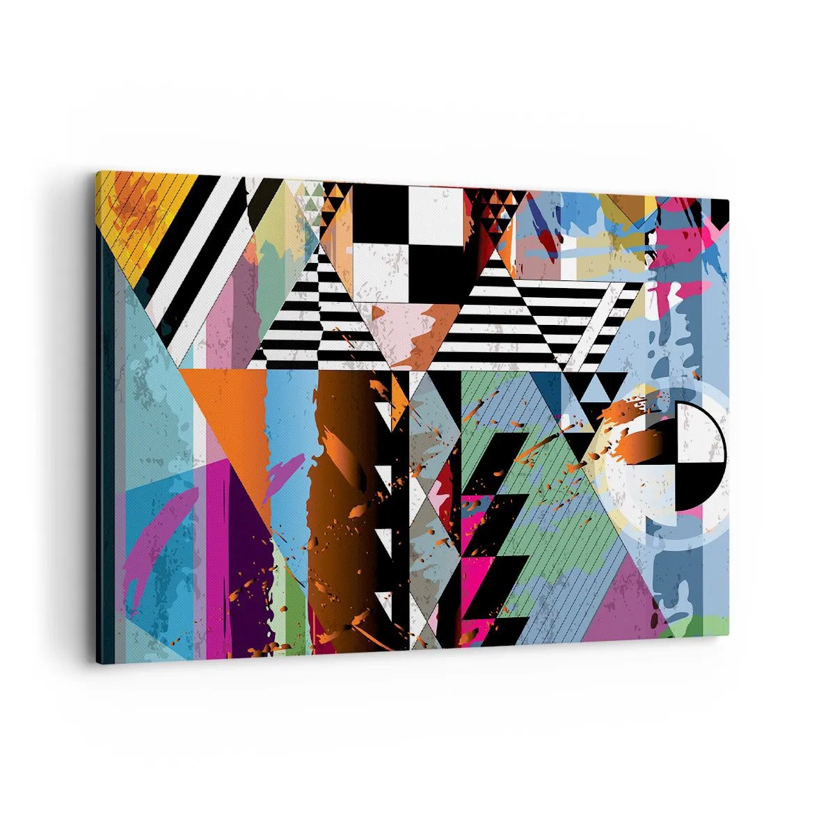 Obraz na plátně - Geometricky a organicky - 100x70 cm