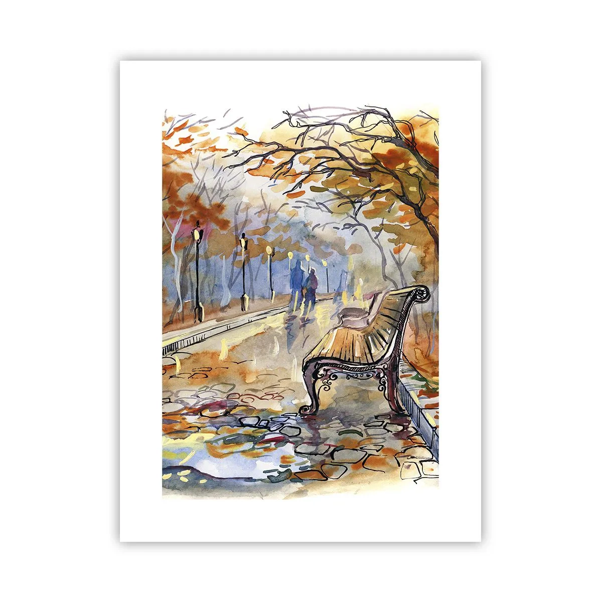 Plakát - Společně putovat podzimem - 30x40 cm