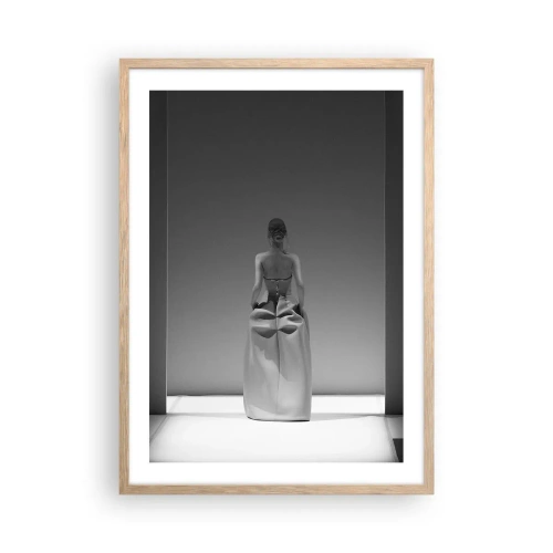 Plakát v rámu světlý dub - Rafinovaná jednoduchost - 50x70 cm