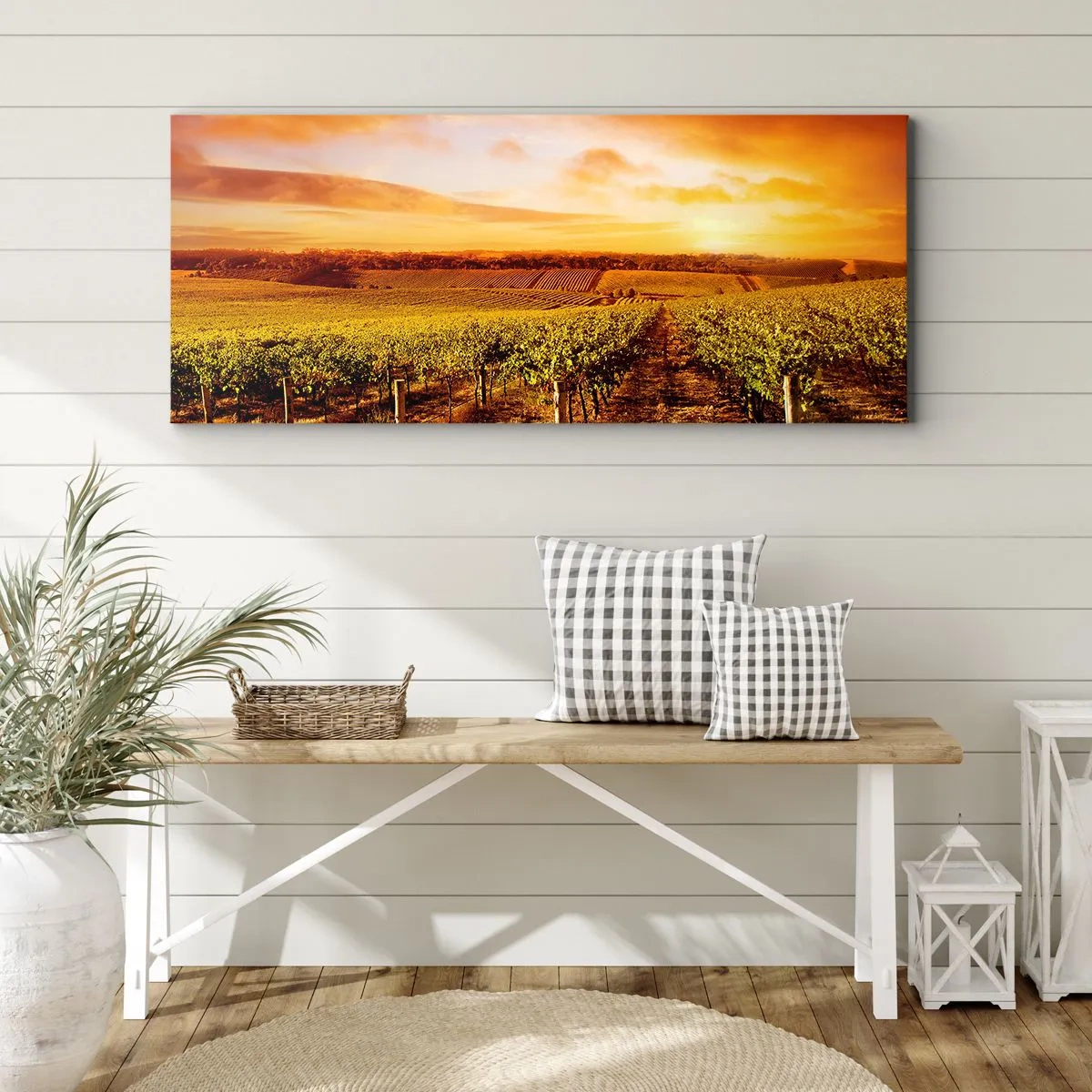 Obraz na plátně - Jemně ovocné s tónem slunce - 100x40 cm