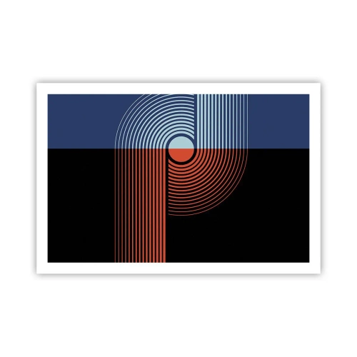 Plakát - V geometrickém objetí - 91x61 cm