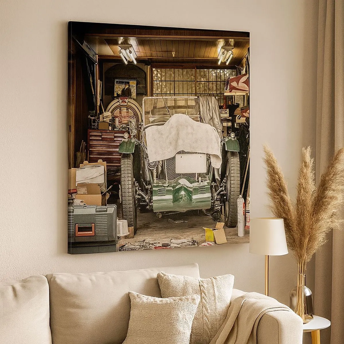 Obraz na plátně - Zpět do minulosti - 30x30 cm