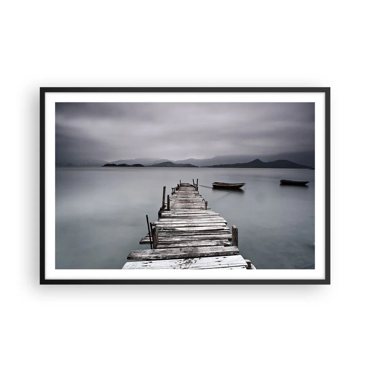 Plakát v černém rámu - Zítra můžeš vyrazit - 91x61 cm