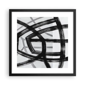 Plakát v černém rámu - Hloubka - 40x40 cm