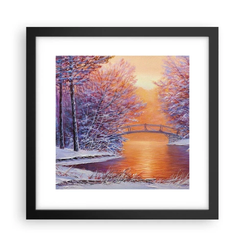 Plakát v černém rámu - Sejdeme se zde - 30x30 cm