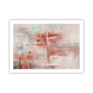 Plakát - Zamlžené. Ale růžové - 70x50 cm
