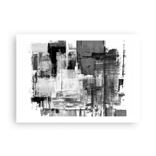 Plakát - Šedé je krásné - 70x50 cm