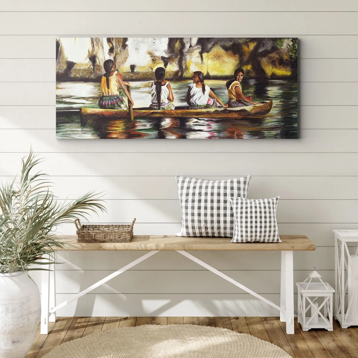 Obraz na plátně - V polynéském ráji - 100x40 cm