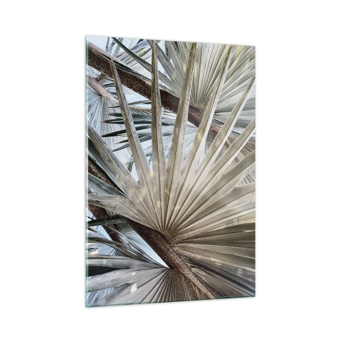 Obraz na skle - Vějíře v tropech - 50x70 cm