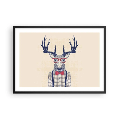 Plakát v černém rámu - Zábavná extravagance - 70x50 cm