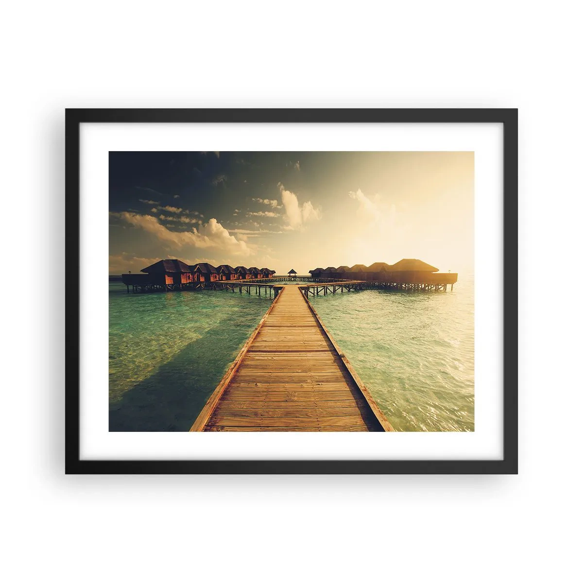 Plakát v černém rámu - Vřelé pozvání - 50x40 cm