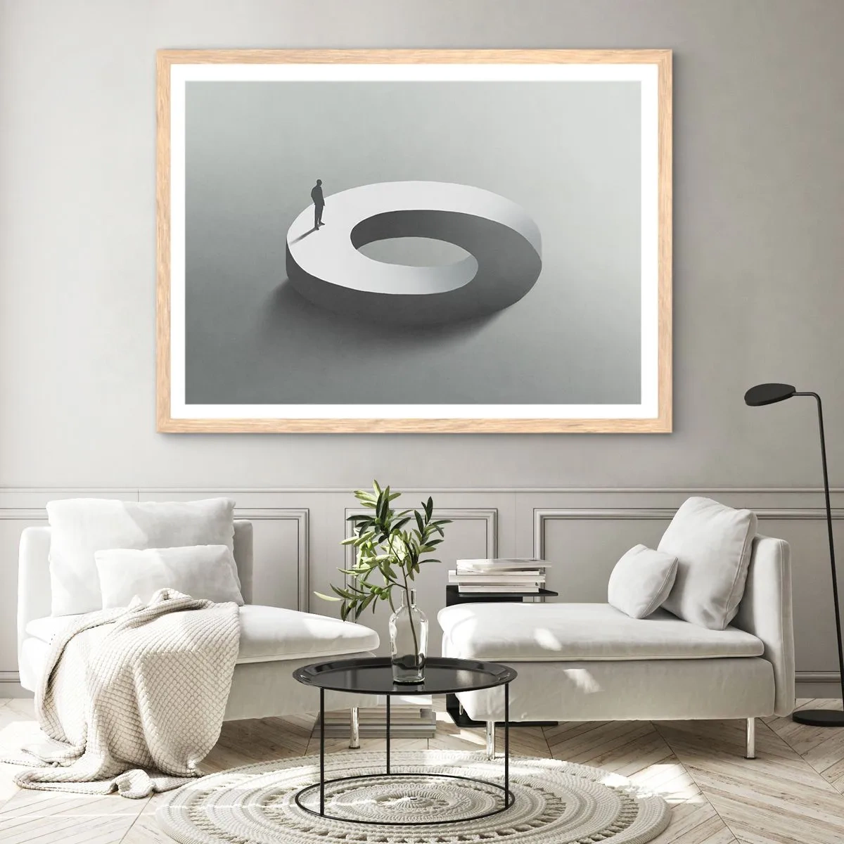 Plakát v rámu světlý dub - To pochopíš - 50x40 cm