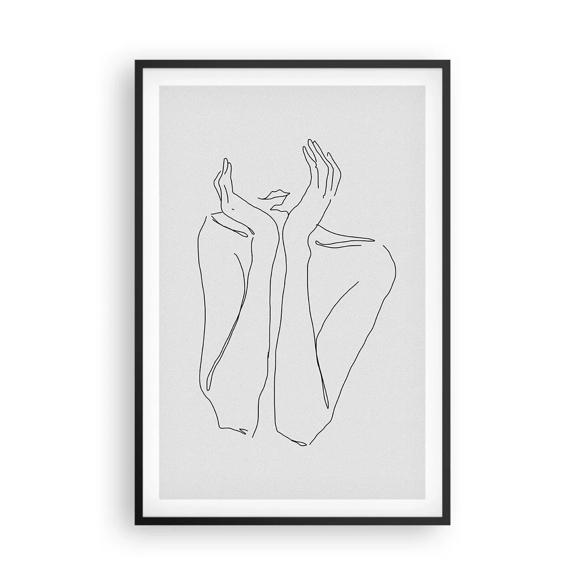 Plakát v černém rámu - O čem sní dívky - 61x91 cm