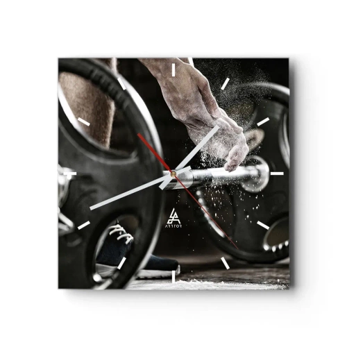 Nástěnné hodiny - Výzva přijatá! - 40x40 cm