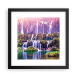 Plakát v černém rámu - Schody do nebe - 30x30 cm